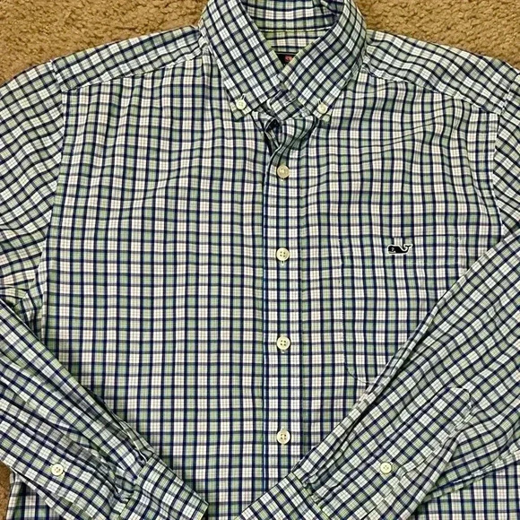 Vineyard Vines Men’s Small Slim Fit Tucker Shirt - Picture 8 of 8